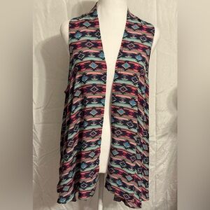 Roper Multicolor Aztec Print Women's Top